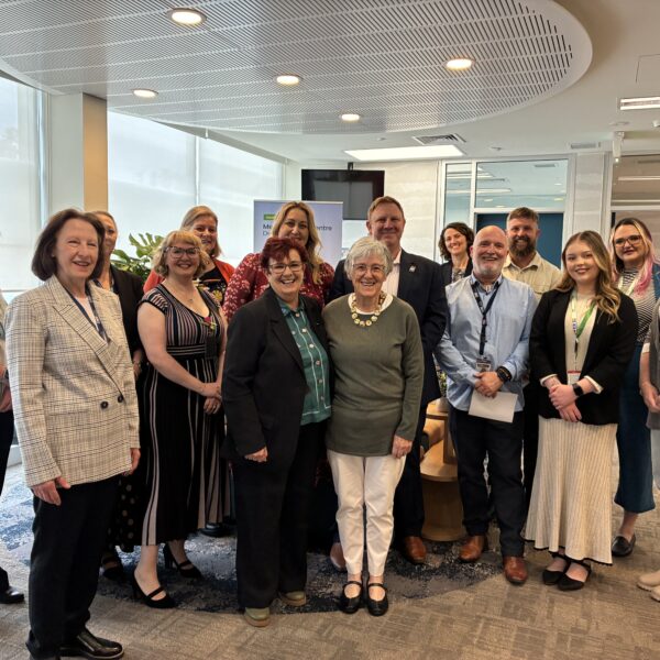 The Devonport team group photo with The Hon Emma McBride