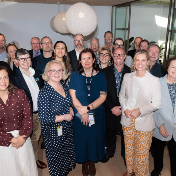 Glenorchy Centre with Stride Leaders, Government representatives, community leaders and Stride staff gathered together for a photo.